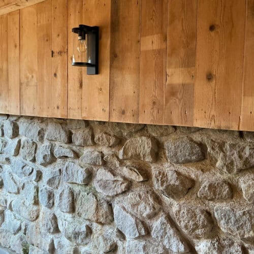 Weg Parkplatz zum Chalet